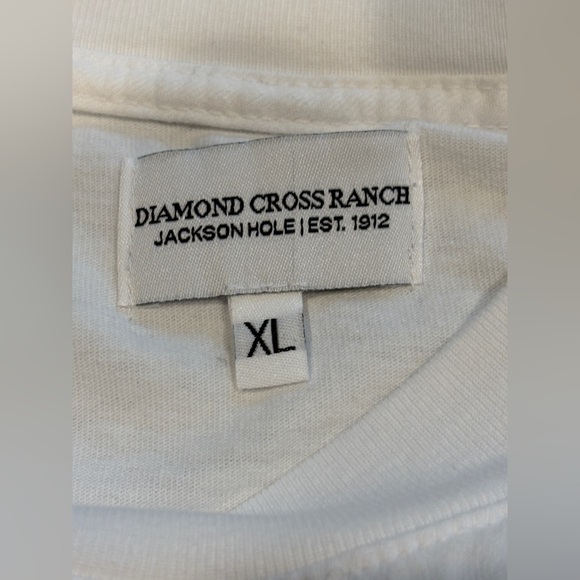 Men’s Diamond Cross Ranch, Jackson Hole, WY, heavy cotton premium tee, XL, NWOT - Picture 5 of 5